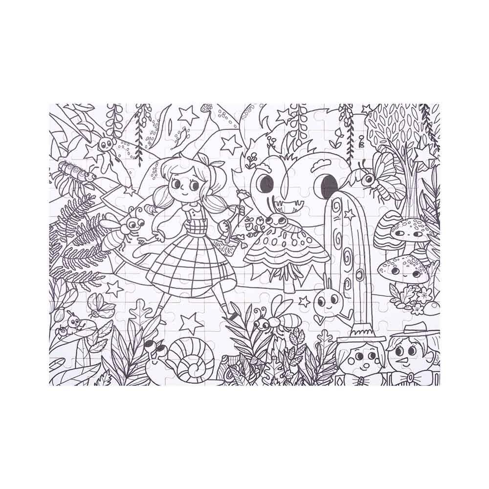 SECRET GARDEN COLOURING PUZZLE-TOOKYLAND - Image 3
