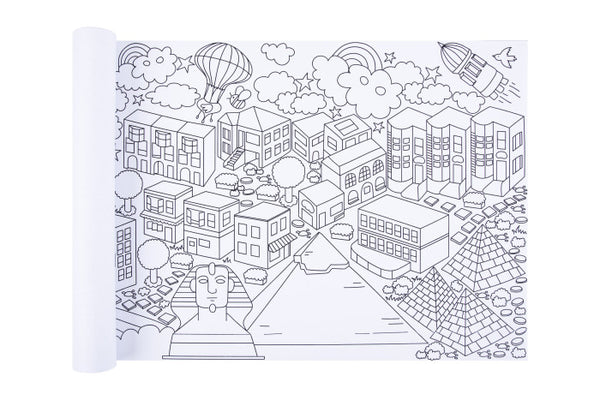 TOOKYLAND COLOURING ROLL-CITIES
