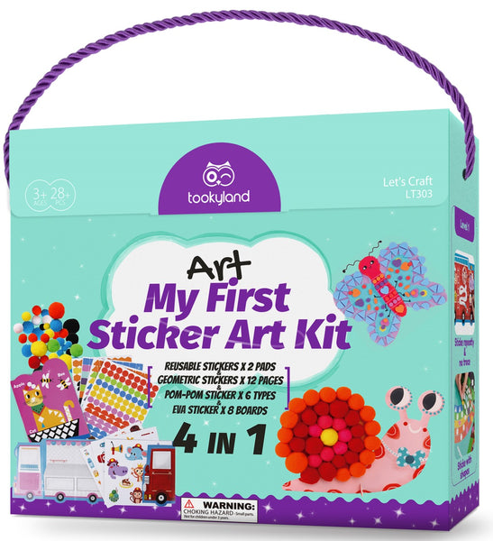 TOOKYLAND MY FIRST STICKER ART KIT