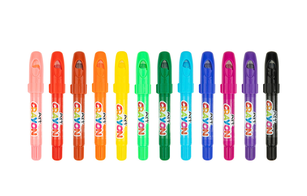 TOOKYLAND WASHABLE WAX CRAYONS 12PC - Image 3